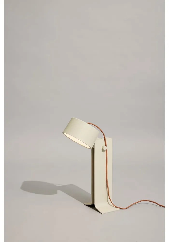 Бежова настолна лампа (височина 32 cm) Crea – Hübsch