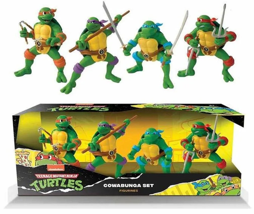 Комплект фигури Teenage Mutant Ninja Turtles Cowabunga 4 Части