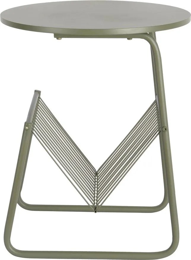 Метална кръгла странична масичка ø 40 cm Riqueza Revista – Leitmotiv