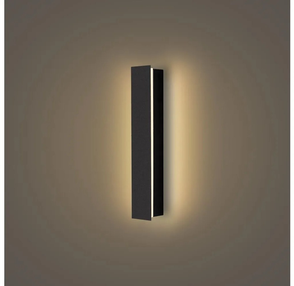 Brilagi - LED външно стенно осветително тяло LINEAR LED/8W/230V 3000K IP65 черно