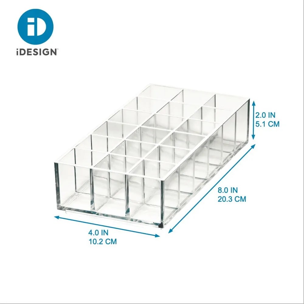 Козметичен органайзер за баня, изработен от рециклирана пластмаса Lip Station - iDesign
