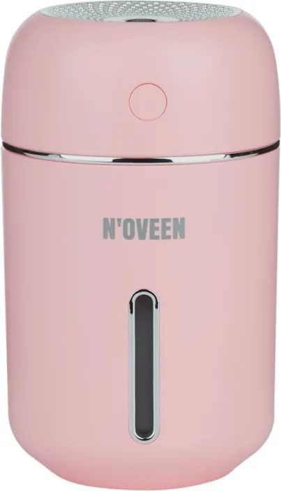 Ултразвуков мини овлажнител NOVEEN MUH242, 2W, 50мл/ч, 2 режима, USB, LED подсветка, Розов