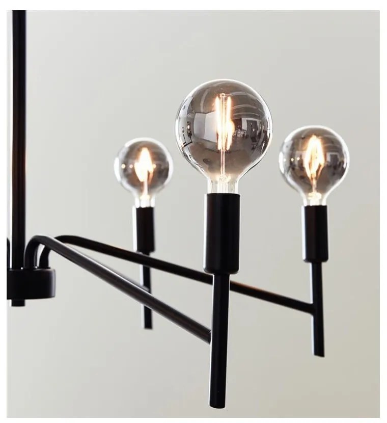 Черно висящо осветително тяло , ø 70 cm Monarch - Markslöjd