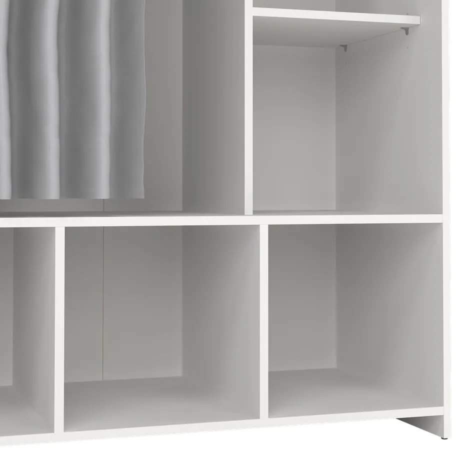 Бяло-сив гардероб 105x180 cm Kit - Tvilum