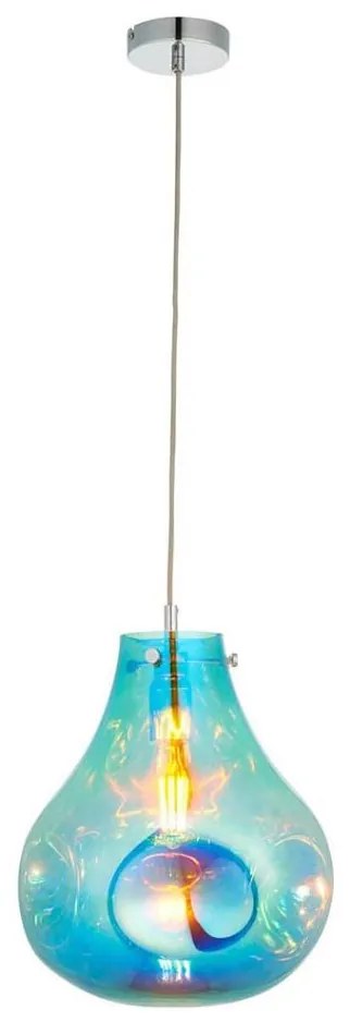 Endon 99791 - Пендел EUROPA 1xE27/10W/230V син