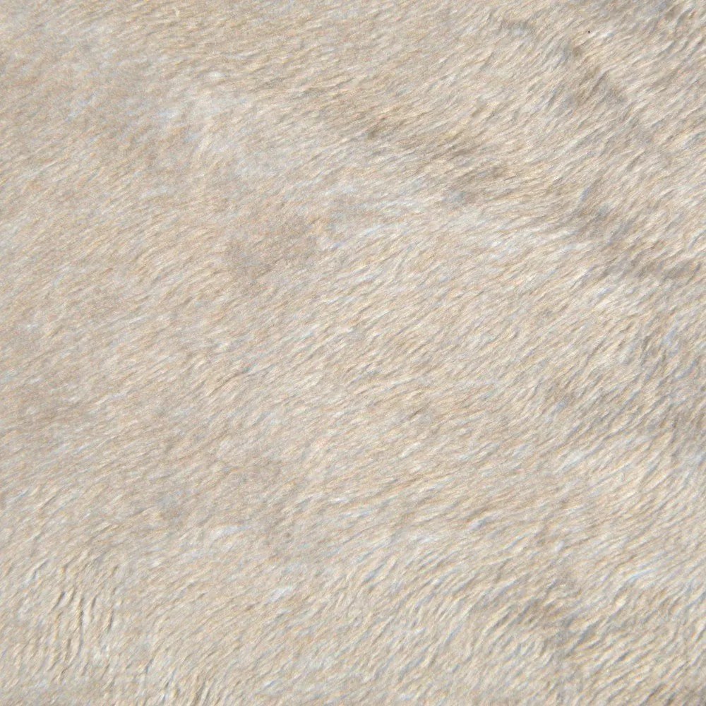 Бежово велурено легло за домашни любимци за куче 107x62 cm Flakes – Love Story