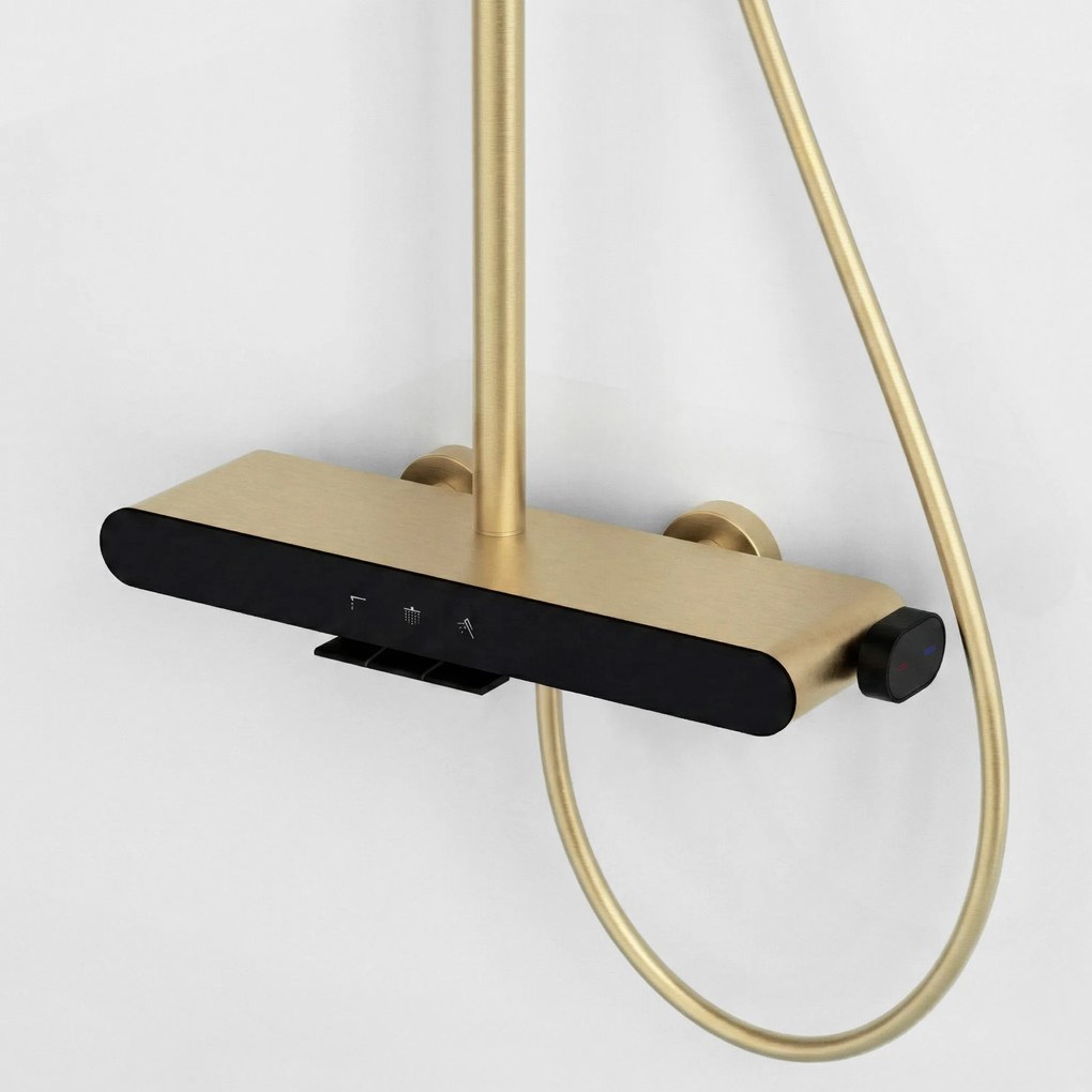 Комплект за душ REA Farel Brush Gold