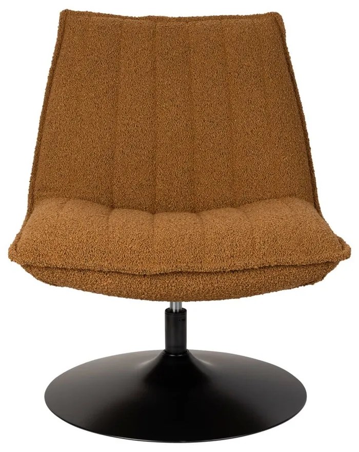 Стол в цвят охра от плат bouclé Jax - White Label