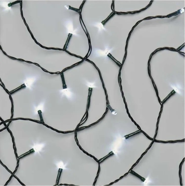 LED външен гирлянд 80 LED/13 m IP44 студено бяло