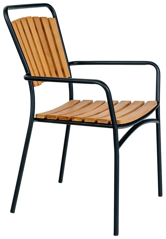 Трапезни столове в комплект от 2 бр. от масивно тиково дърво в естествен цвят Cleveland – House Nordic