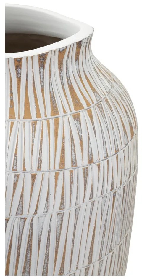 Бяла ваза от полирезин (височина 50 cm) Stiky – Mauro Ferretti