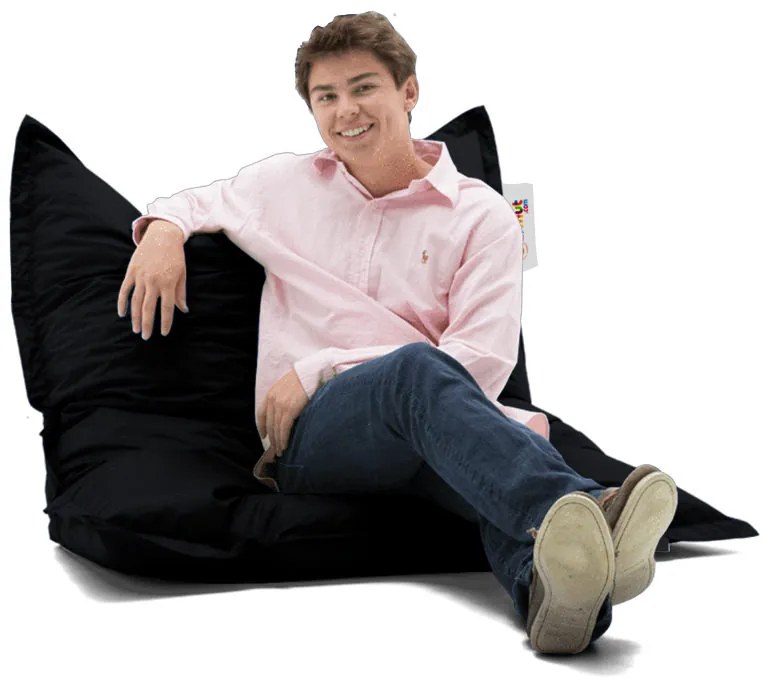 Градински пуф Cushion Pouf 100x100, цвят Черен