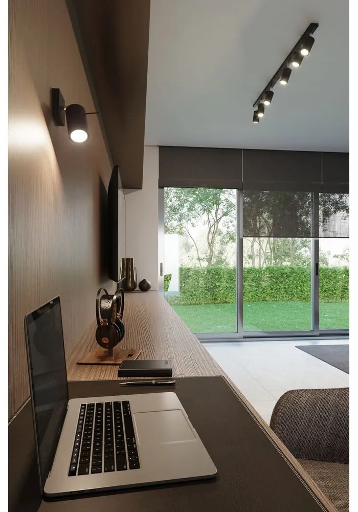 Черен прожектор 8x10 cm Etna – Sollux