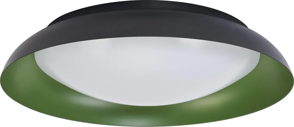 Osram - димируем LED плафон ORBIS PLATE LED/45W/230V Ø48 см, зелен/черен