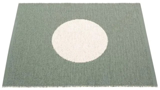 Зелен килим за открито и закрито 70x90 cm Vera Army – Pappelina