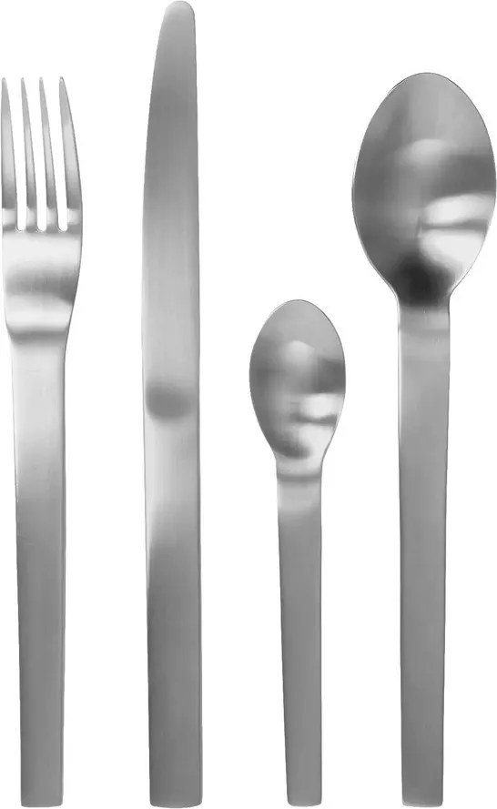 Прибори за хранене от неръждаема стомана в сребрист цвят 24 бр. Boldi – FABINI