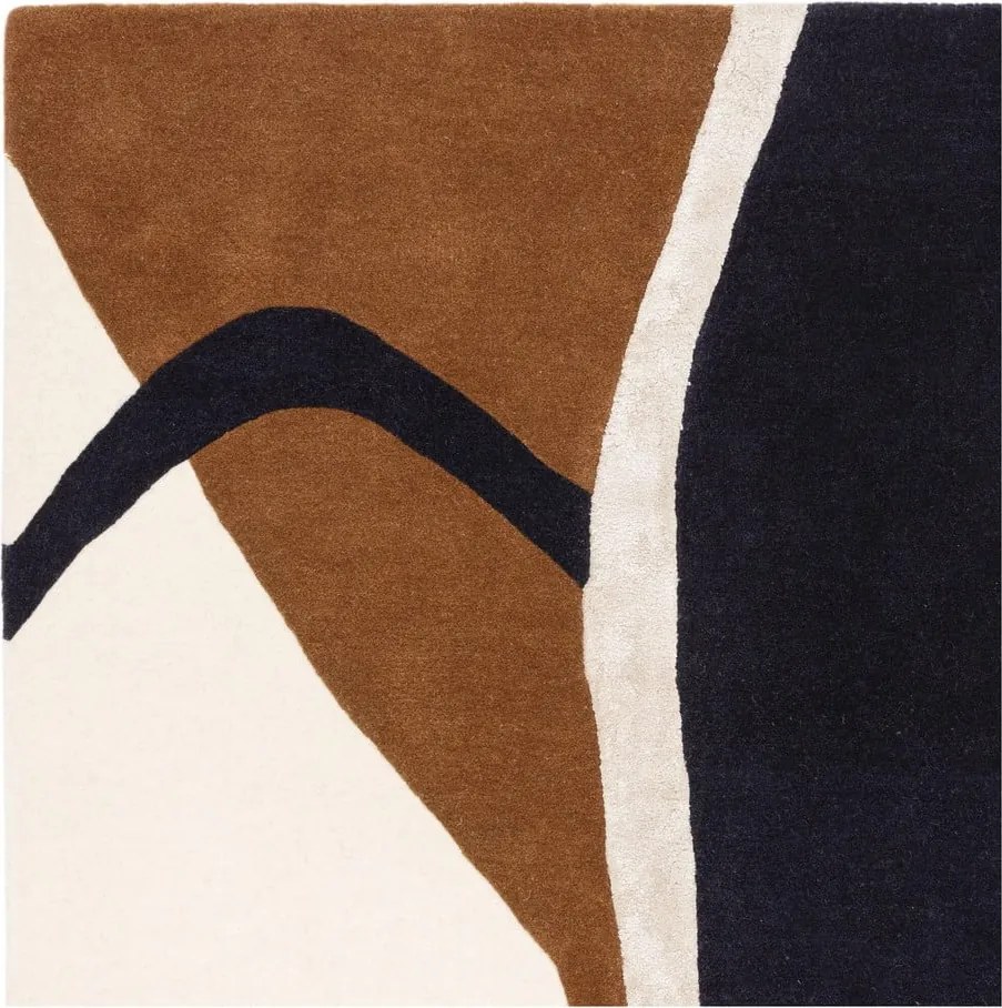 Ръчно изработен вълнен килим в тухлен цвят 120x170 cm Matrix – Asiatic Carpets