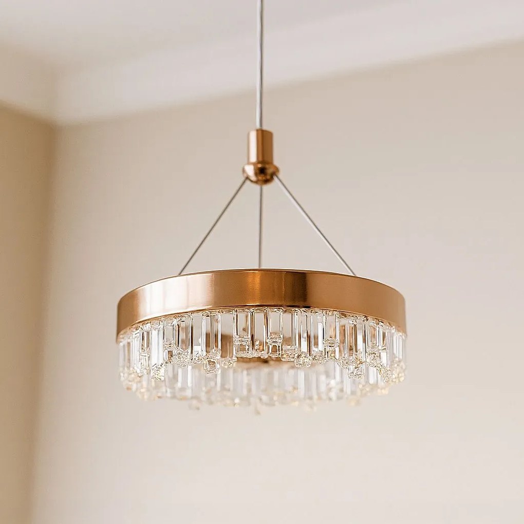 Висяща LED лампа LHJ097-CP GOLD