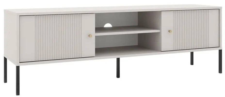 ТВ шкаф LUE — бежов/черен