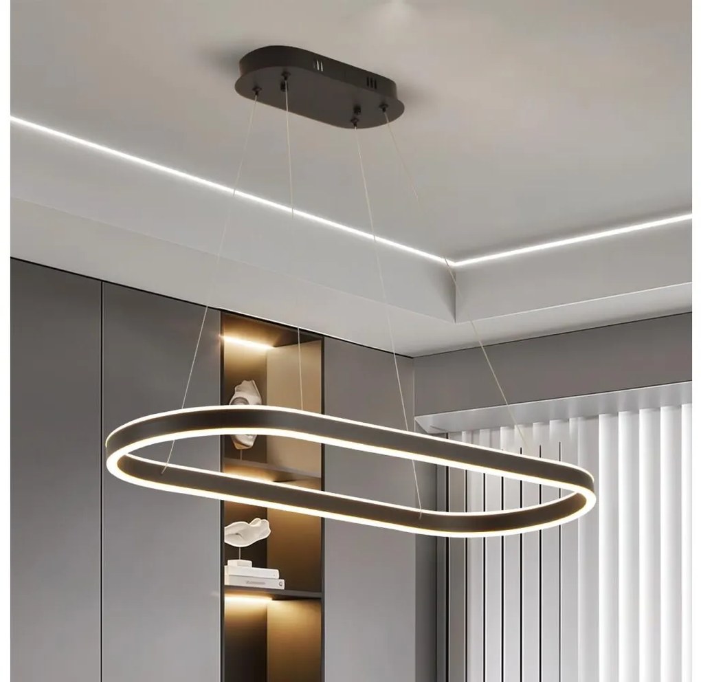 Brilagi - LED полилей на кабел PONDIE LED/43W/230V 80x30 cm черен