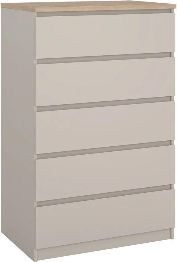 Кремав скрин 77x121x50 cm Naia – Tvilum