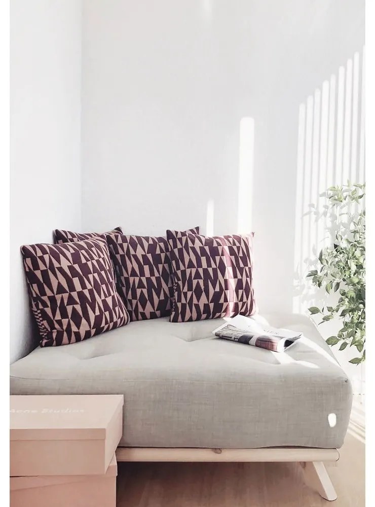 Табуретка за крака Natural Clear/Wheat Beige Senza - Karup Design