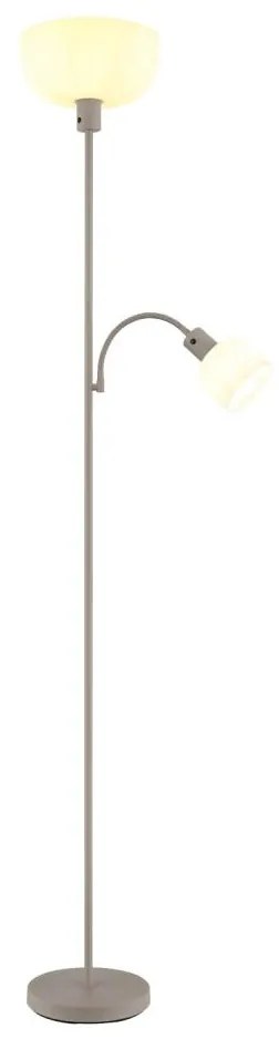 Globo 59947S - Подова лампа HINTON 1xE27/40W/230V + 1xE14/25W