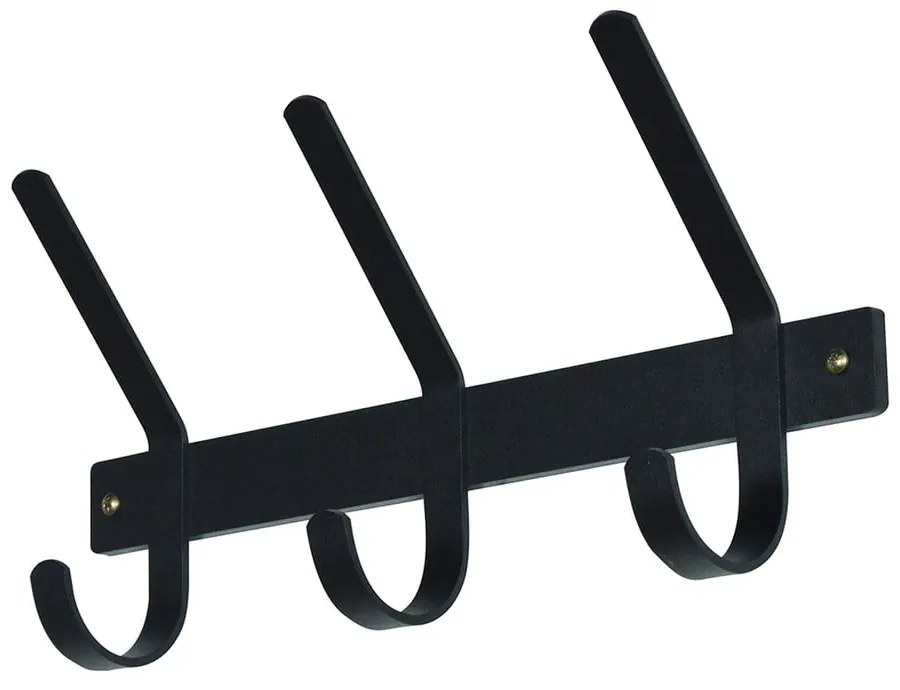 Черна метална стенна закачалка Dexter - Spinder Design