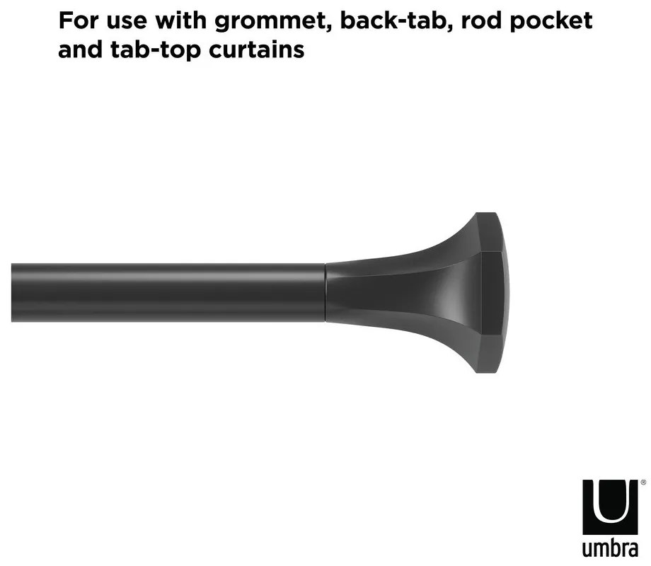 Стоманен разтегателен корниз 92 - 183 cm Sita - Umbra