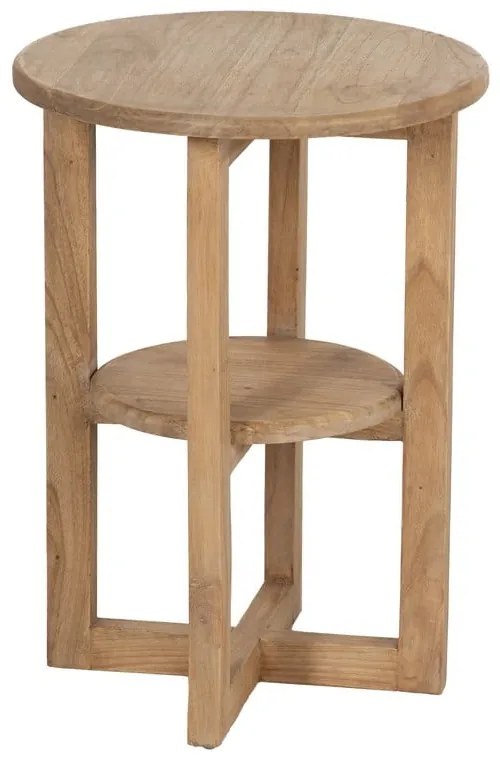 Кръгла странична масичка от масив от минди ø 40 cm Dala – Ixia