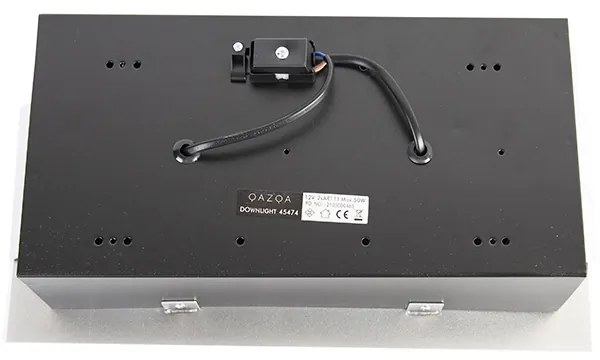 Вграден прожектор стомана AR111 регулируем 2 светлини - Oneon