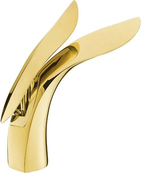 Mexen Foja батерия за умивалник, златна - 746700-50