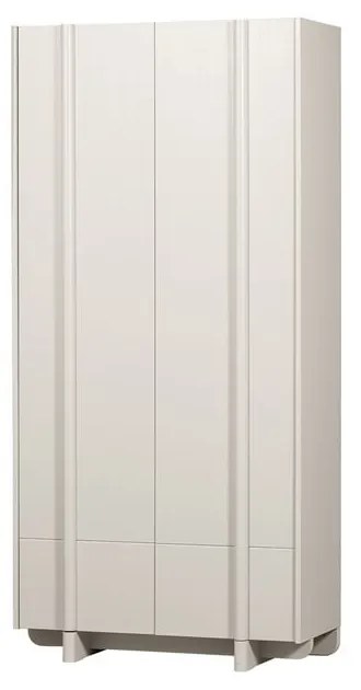 Кремав модулен шкаф от борова дървесина 101x210 cm Basu - WOOOD