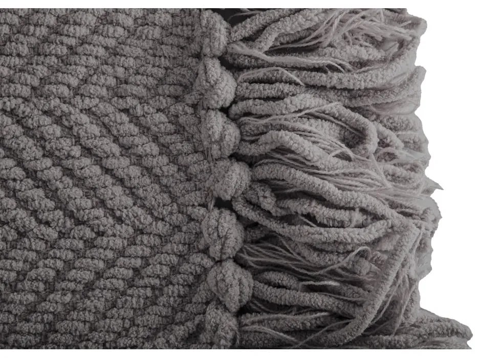 Сиво одеяло от шенил 130x170 cm Renee – Tiseco Home Studio