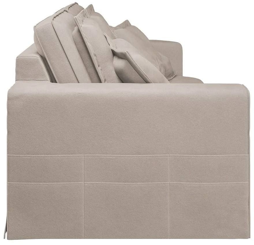 Светлокафяв диван 196 cm Nora – Ropez