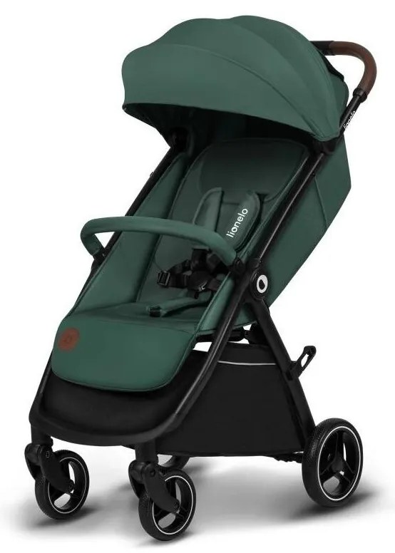 Lionelo - Детска количка INGRID зелен/черен