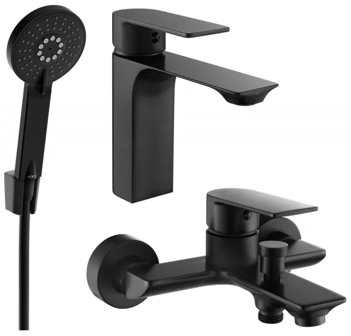 Mexen Alexa R40 комплект вана, черен - 71203R40-70