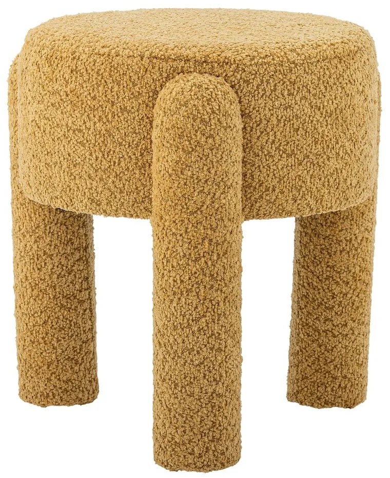 Тапициран стол в цвят жълта охра Bruno – Bloomingville