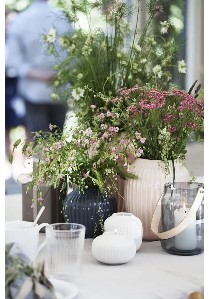 Бял порцеланов свещник Hammershoi за чаена свещ, ⌀ 10 cm Hammershøi - Kähler Design