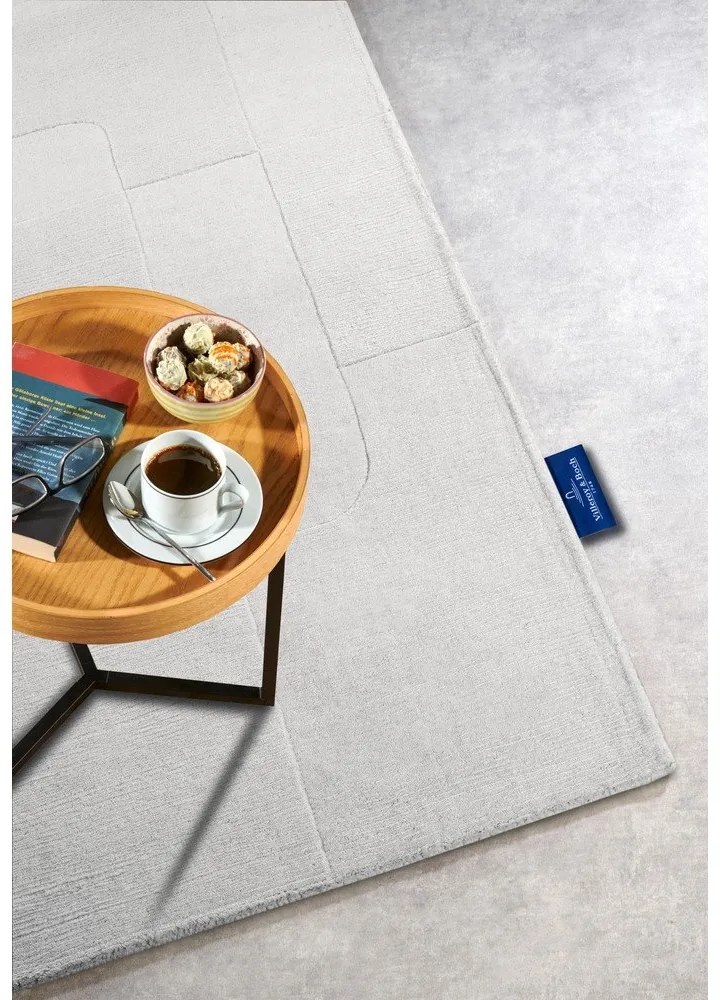 Кремав ръчно изработен вълнен килим 120x170 cm Charlotte – Villeroy&amp;Boch