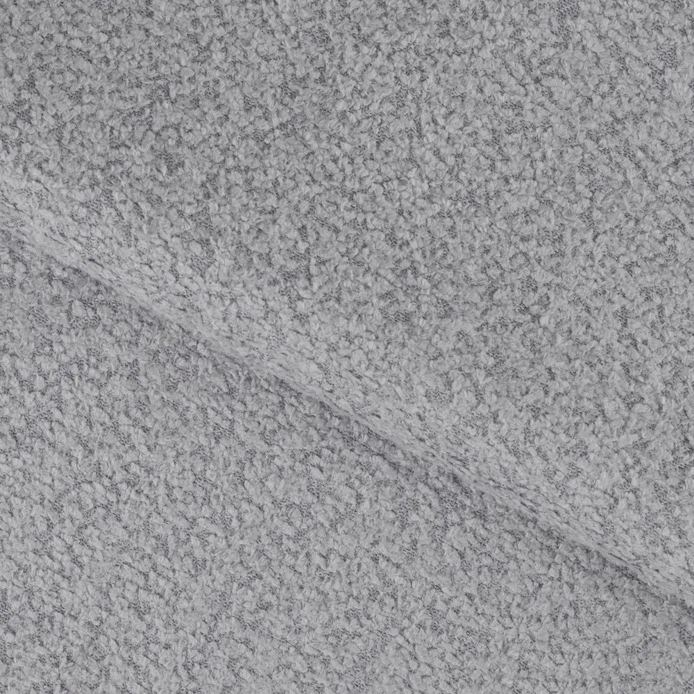 Сив разтегателен ъглов диван от букле (ляв ъгъл U форма) Feraria – ELTAP