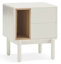 Кремаво нощно шкафче Corvo – Teulat