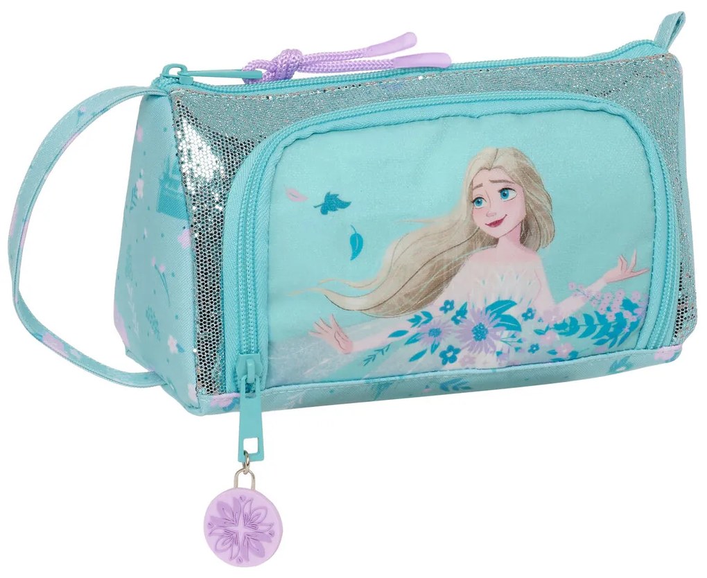 Ученически Комплект с Аксесоари Frozen Hello spring Светло син 20 x 11 x 8.5 cm (32 Части)