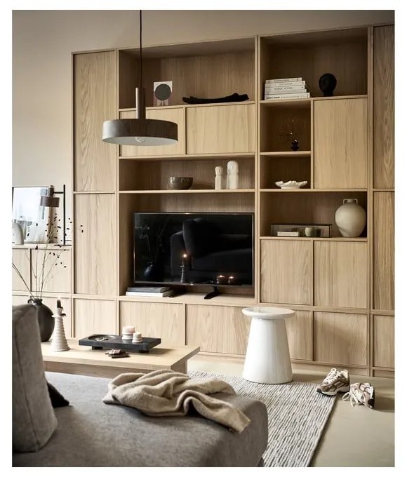 Модулен шкаф в дъбов декор в естествен цвят 40x199 cm Modulair - vtwonen