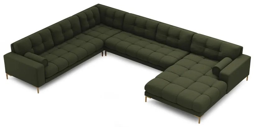 Зелен ъглов диван (ляв ъгъл) Bali – Cosmopolitan Design