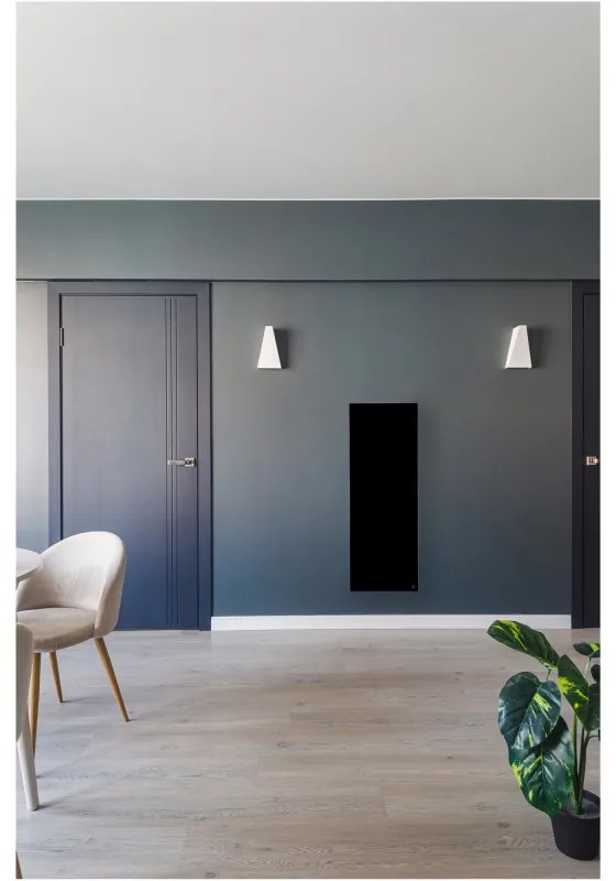 Разопакован: Електрически конвектор AENO AGH0002S, 700W, 30 м2, Мобилно приложение, Ултратънък, Wi-Fi, Черен