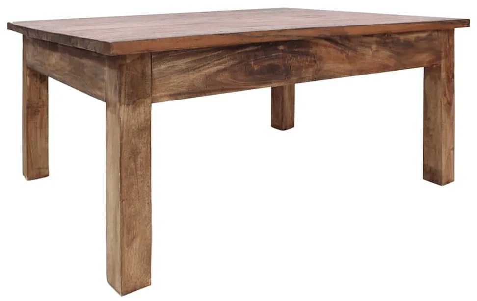 244493 vidaXL Маса за кафе, махагоново дърво масив, 98x73x45 cм