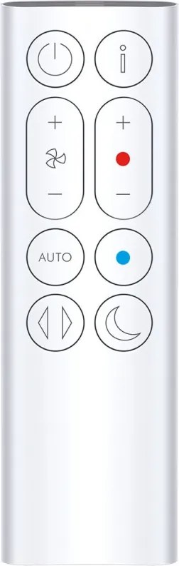 Пречиствател въздух 2в1 Dyson Purifier Hot+Cool HP1 544826-01, Отоплител, 50W, 30 м2, 287 l/s, 10 скорости, Air Multiplier™, Wi-Fi, Bluetooth, Осцилация, Бял/сребрист