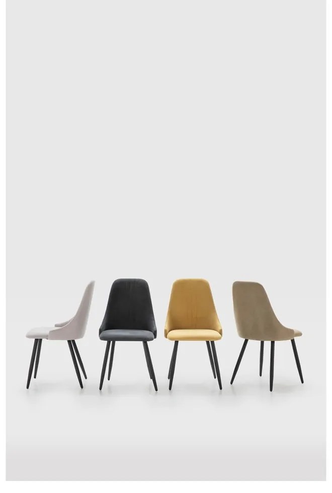 Светлозелени трапезни столове в комплект от 4 Mani - Marckeric