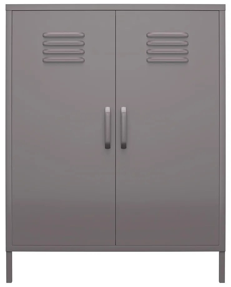 Сиво метално шкафче 80x102 cm Bradford – Støraa